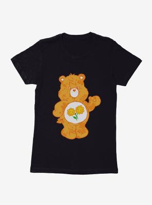 Care Bears Friend Bear Floral Womens T-Shirt