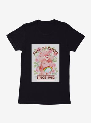 Care Bears Full Of Cheer Floral Womens T-Shirt