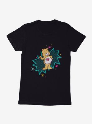 Care Bears Retro Tenderheart Bear Pop Womens T-Shirt