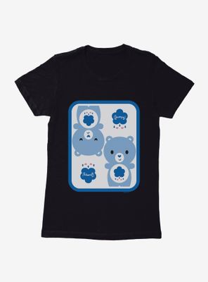 Care Bears Cartoon Grumpy Bear Icon Womens T-Shirt