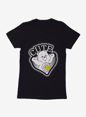 Care Bears Grayscale Funshine Cute Womens T-Shirt