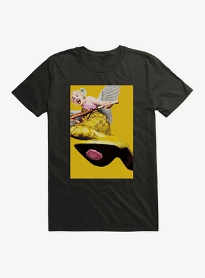 DC Comics Birds Of Prey Harley Quinn Gum Movie Poster Black T-Shirt