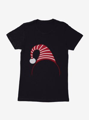 Emoji Holiday Icons Elf Headband Womens T-Shirt