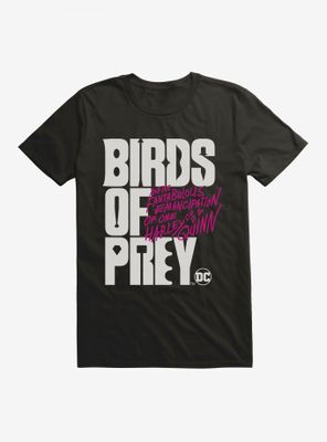 DC Comics Birds Of Prey Movie Title T-Shirt