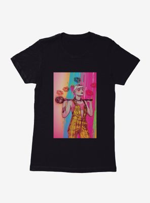 DC Comics Birds Of Prey Harley Quinn Painting Womens T-Shirt