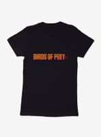 DC Comics Birds Of Prey Sunset Title Womens T-Shirt