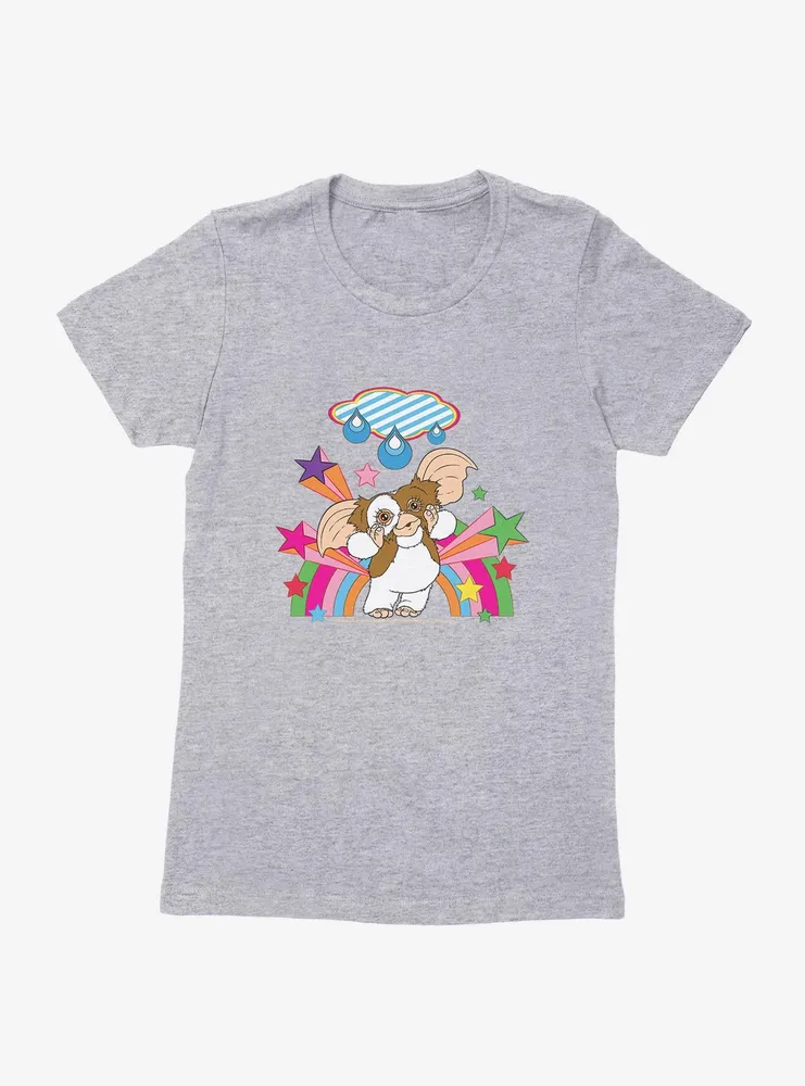 Gremlins Adorable Gizmo Rainbow Womens T-Shirt