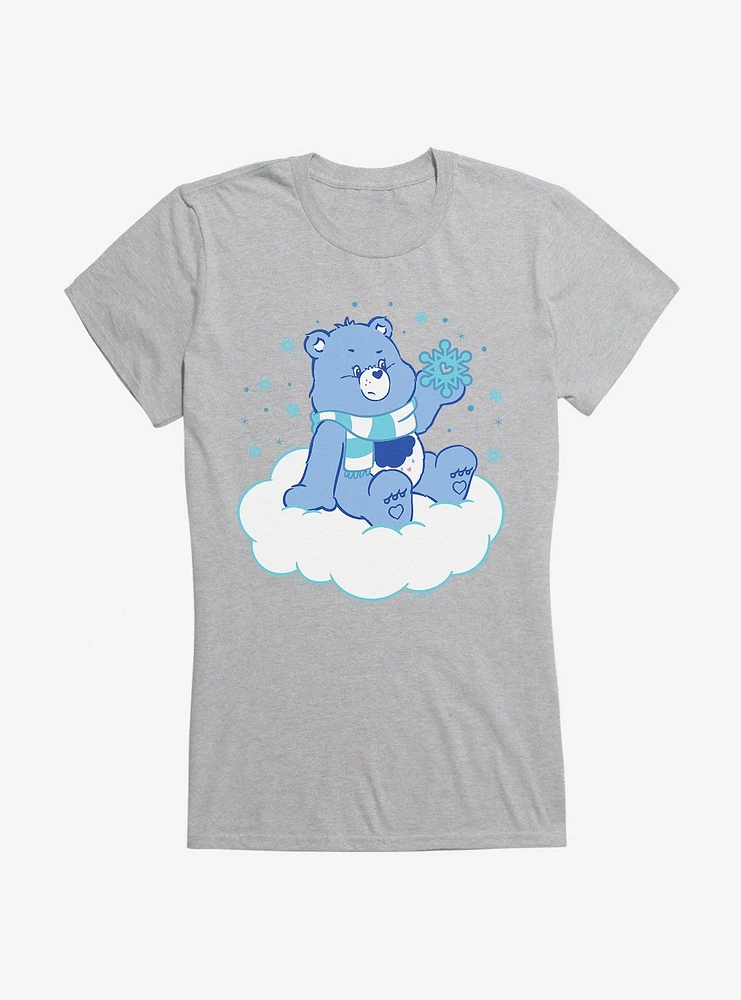Care Bears Grumpy Bear Snow Girls T-Shirt