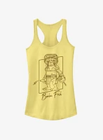 Star Wars: The Rise of Skywalker Babu Frik Outline Girls Tank