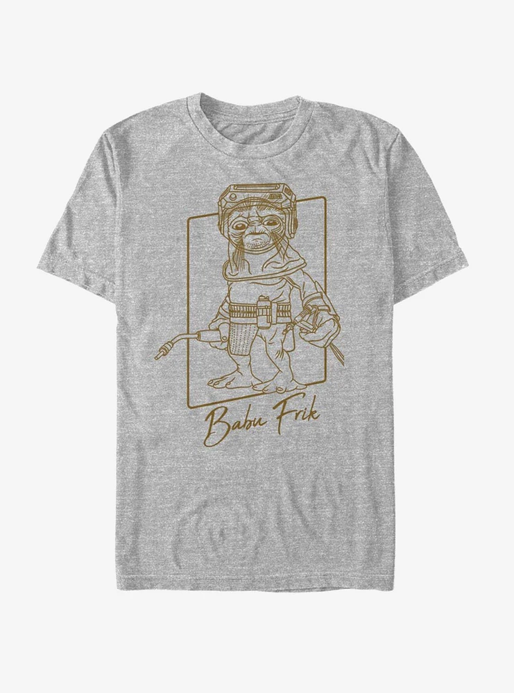 Star Wars: The Rise of Skywalker Babu Frik Outline T-Shirt