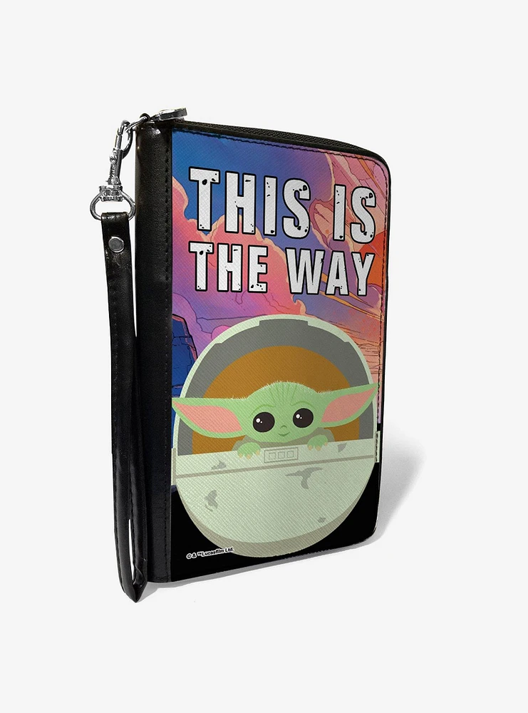 Star Wars The Mandalorian The Child This Is The Way Zip-Around Wallet