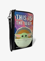 Star Wars The Mandalorian The Child This Is The Way Zip-Around Wallet