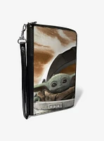 Star Wars The Mandalorian Child Gaze Zip-Around Wallet