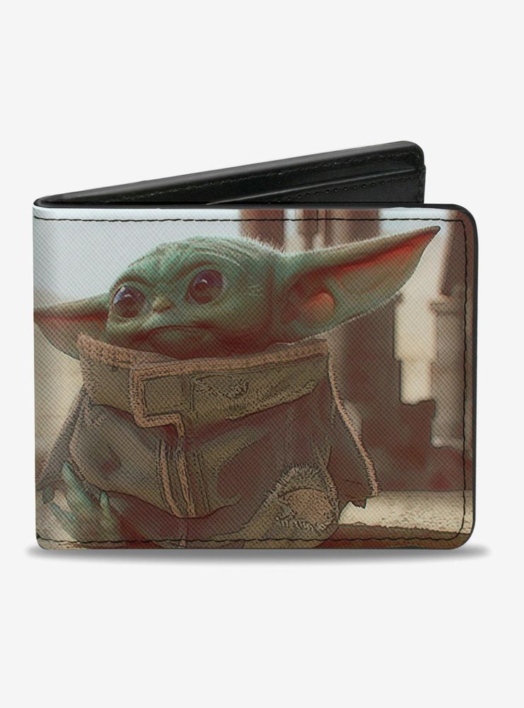 Star Wars The Mandalorian The Child Sitting Pose Bi-fold Wallet