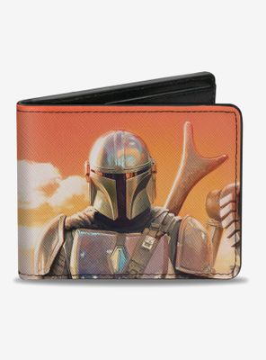 Star Wars The Mandalorian Bounty Hunter TIE Fighter Bifold Wallet