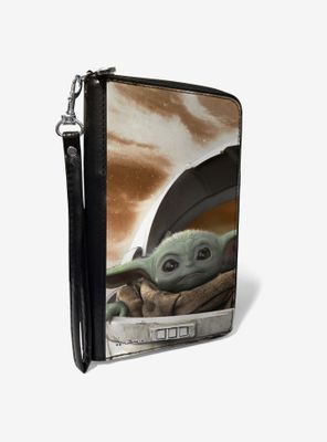 Star Wars The Mandalorian The Child Gaze Zip Around Wallet