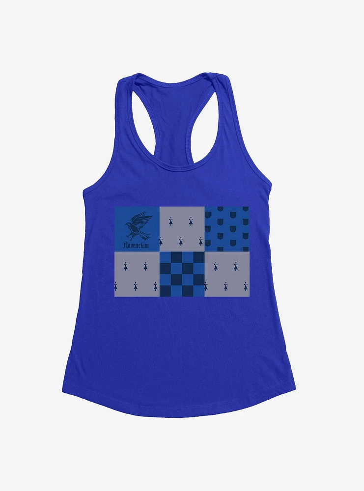 Harry Potter Ravenclaw Checkered Patterns Girls Tank