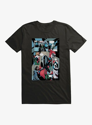 DC Comics Batman Harley Quinn Tricked You Comic Strip T-Shirt