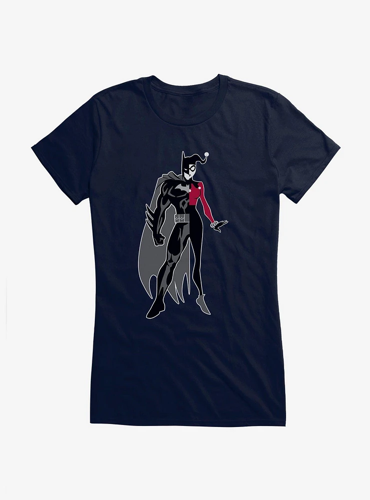 DC Comics Batman Half Harley Quinn Girls T-Shirt