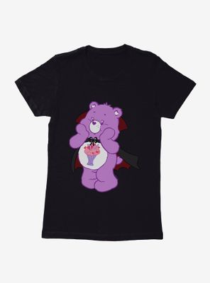 Care Bears Share Bear Dracula Halloween Womens T-Shirt