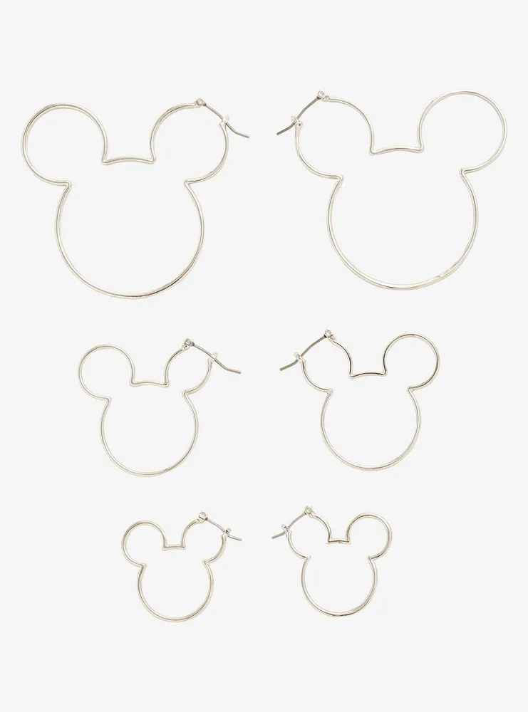 Disney Mickey Mouse Line Art Earring Set