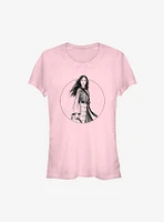 Disney Mulan Live Action Sketch Portrait Girls T-Shirt