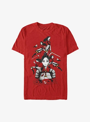 Disney Mulan Live Action Warrior Poses T-Shirt