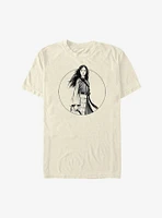 Disney Mulan Live Action Sketch Portrait T-Shirt