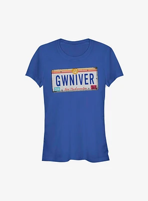 Disney Pixar Onward GWNIVER License Plate Girls T-Shirt