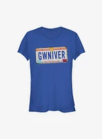 Disney Pixar Onward GWNIVER License Plate Girls T-Shirt