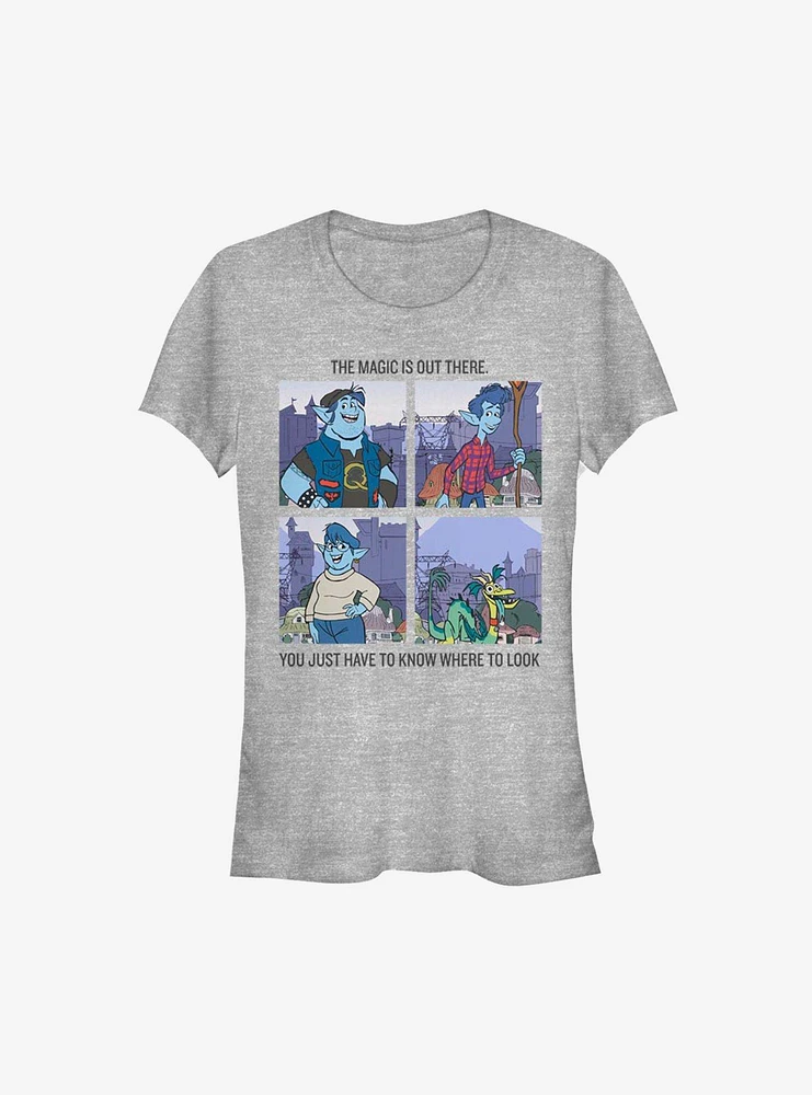 Disney Pixar Onward Magic Out There Girls T-Shirt