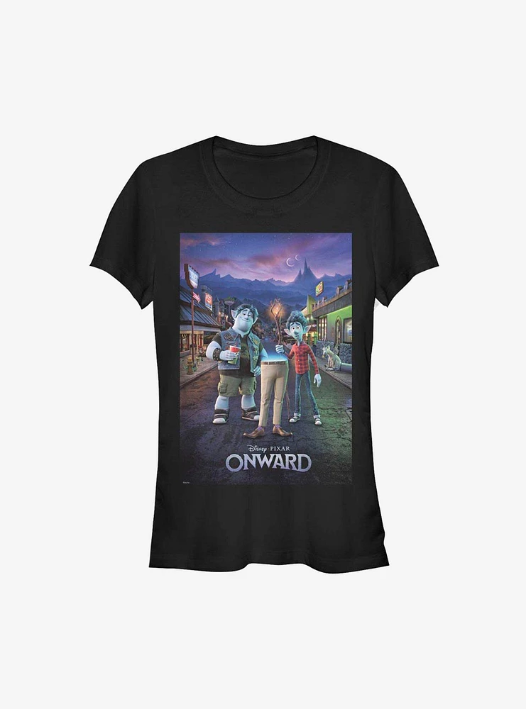 Disney Pixar Onward Dad Poster Girls T-Shirt