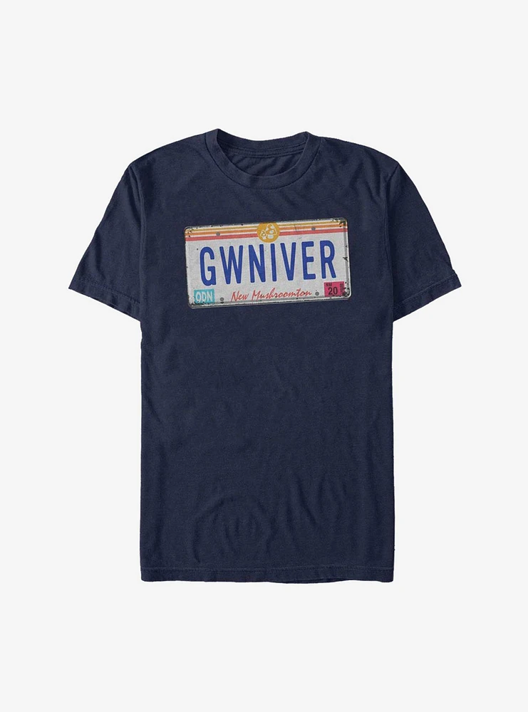 Disney Pixar Onward GWNIVER License Plate T-Shirt