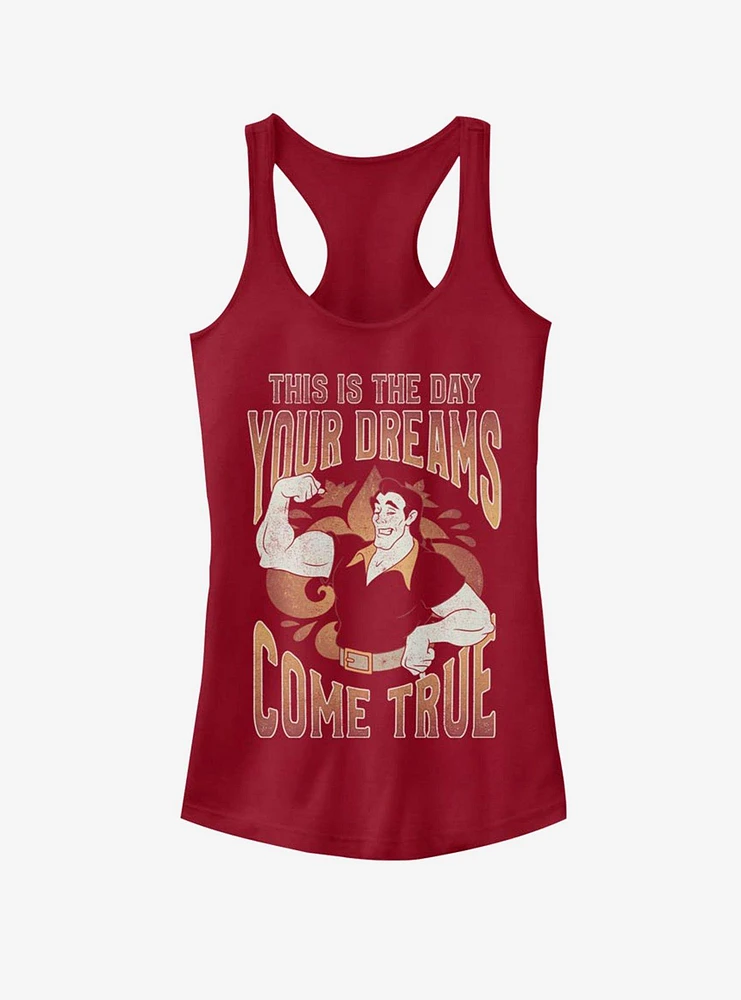 Disney Beauty And The Beast Gaston Dreams Girls Tank Top