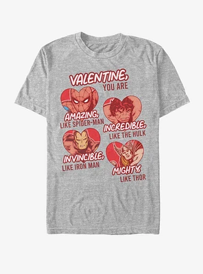 Marvel Avengers Valentine, You Are T-Shirt
