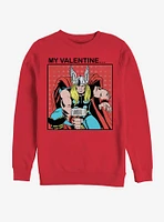 Marvel Thor My Valentine Sweatshirt