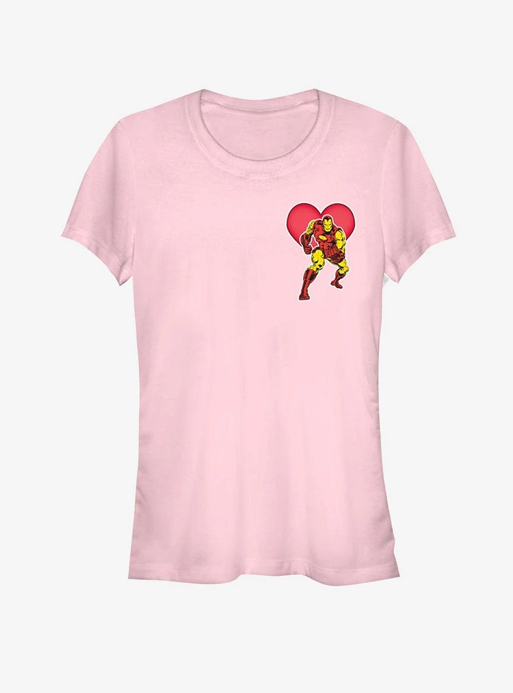 Marvel Ironman Heart Girls T-Shirt