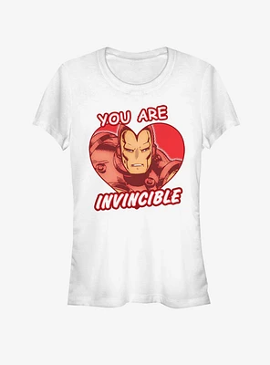 Marvel Ironman Invincible Heart Girls T-Shirt