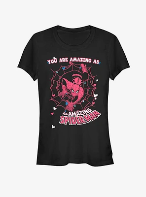 Marvel Spiderman You Are Amazing Girls T-Shirt