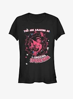 Marvel Spiderman You Are Amazing Girls T-Shirt