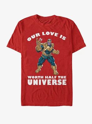 Marvel Thanos Universal Love Valentine T-Shirt
