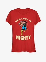 Marvel Thor Mighty Love Valentine Girls T-Shirt