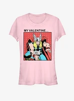 Marvel Thor My Valentine Girls T-Shirt