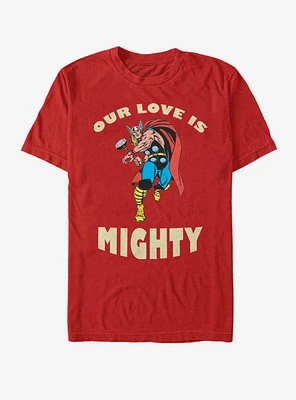 Marvel Thor Mighty Love Valentine T-Shirt