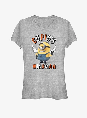 Minion Cupid's Wingman Valentine Girls T-Shirt