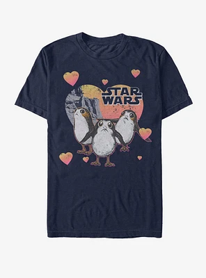 Star Wars Porg Hearts T-Shirt