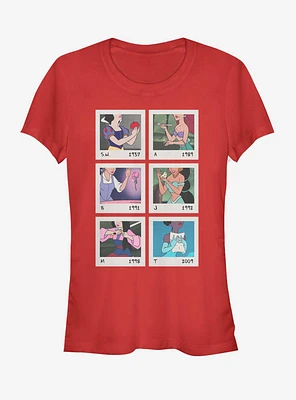 Disney Princess Polaroid Pictures Girls T-Shirt