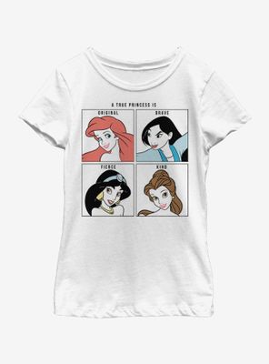 Disney Princesses A True Princess Is Youth Girls T-Shirt