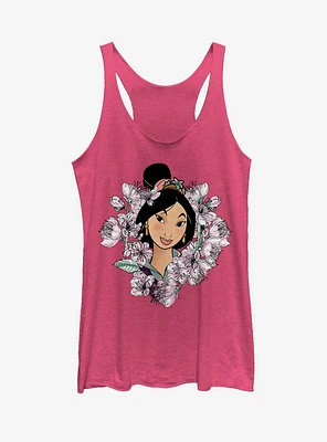 Disney Mulan Floral Blossoms Girls Tank