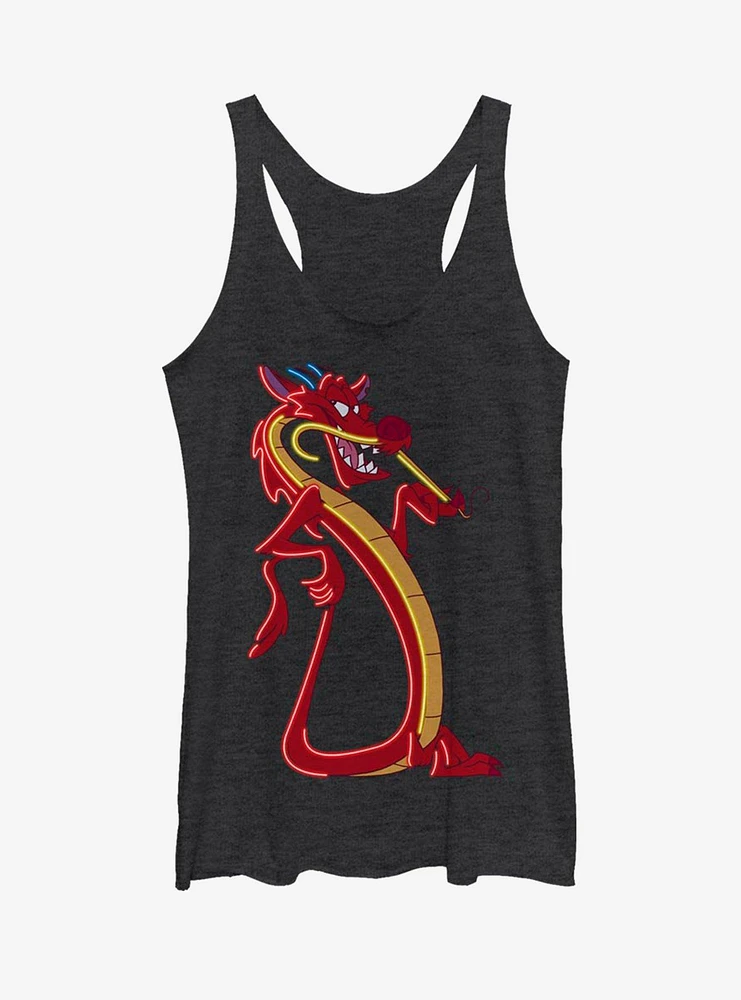 Disney Mulan Red Glow Mushu Girls Tank